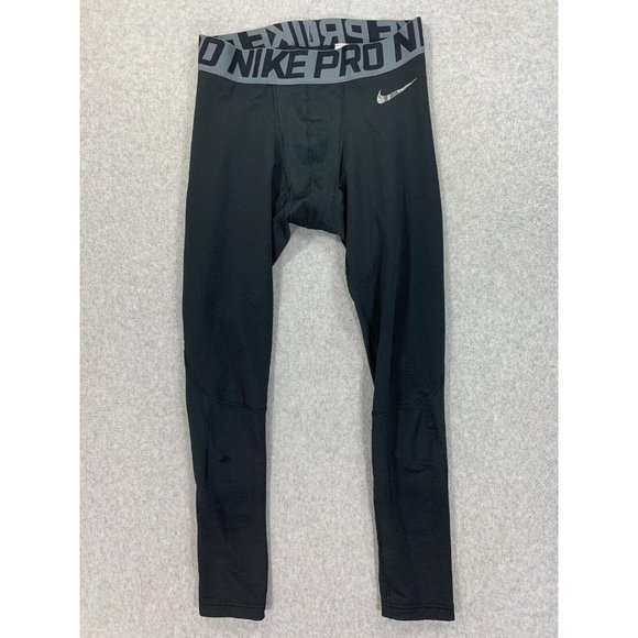 Nike Other - Nike‎ Pro Compression Full Length Athletic Base Layer (Men's Large) Black
